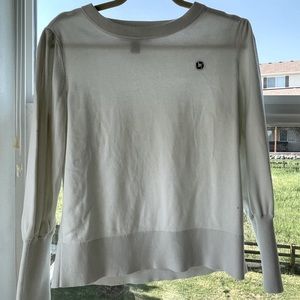 Chase uniform white sweater